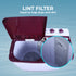 Foxsky 7.5 kg Semi-Automatic Top Load Washing Machine With Magic Filter (Aqua Wash, MAROON)