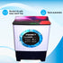 Foxsky 8.6 kg Semi-Automatic Top Load Washing Machine With Magic Filter (Aqua Wash, BLUE)
