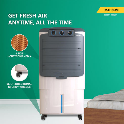 FOXSKY 70 L Desert Air Cooler  (White, Magnum)
