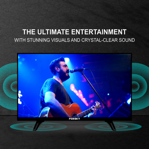 Foxsky 80 cm (32 inches) HD Ready LED TV 32FSN With A+ Grade Panel (slim bezels)