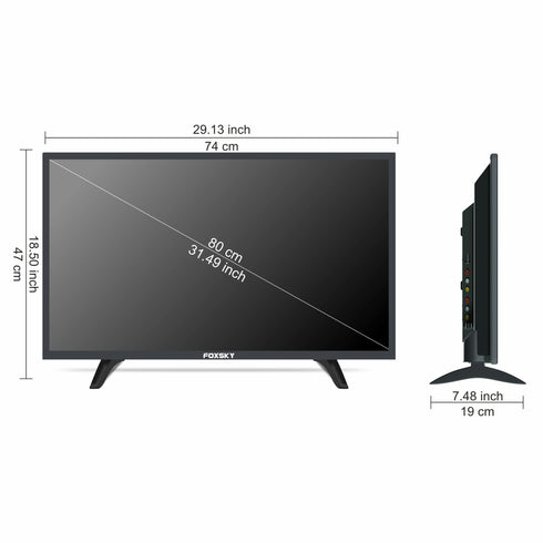 Foxsky 80 cm (32 inches) HD Ready LED TV 32FSN With A+ Grade Panel (slim bezels)