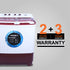 Foxsky 9.5 kg Semi-Automatic Top Load Washing Machine With Magic Filter (Aqua Wash, MAROON)