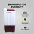 Foxsky 9.5 kg Semi-Automatic Top Load Washing Machine With Magic Filter (Aqua Wash, MAROON)