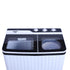 Foxsky 8.0 kg Semi-Automatic Top Load Washing Machine With Magic Filter (Aqua Wash, MAROON)