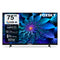 Foxsky 191 cm (75 inches) 4K Ultra HD Smart Android LED TV 75FS-VS | Built-in Google Voice Assistant