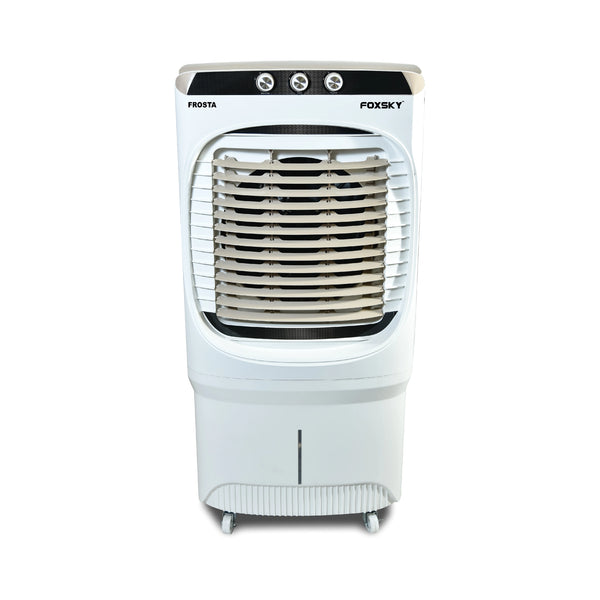 Foxsky Frosta 100 L Desert Air Cooler with Honeycomb Cooling Pads, 100% Copper Motor