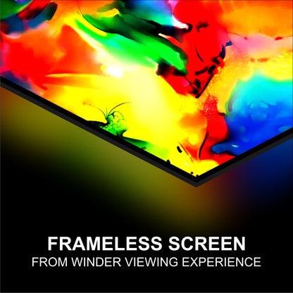 Foxsky 191 cm (75 inches) 4K Ultra HD Smart Android LED TV 75FS-VS | Built-in Google Voice Assistant (Frameless Series)