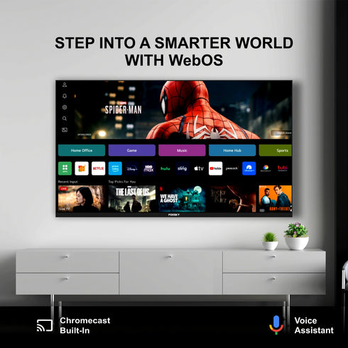 Foxsky 191 cm (85 inches) 4K Ultra HD Smart Android LED TV 85FS-VS | Built-in Google Voice Assistant
