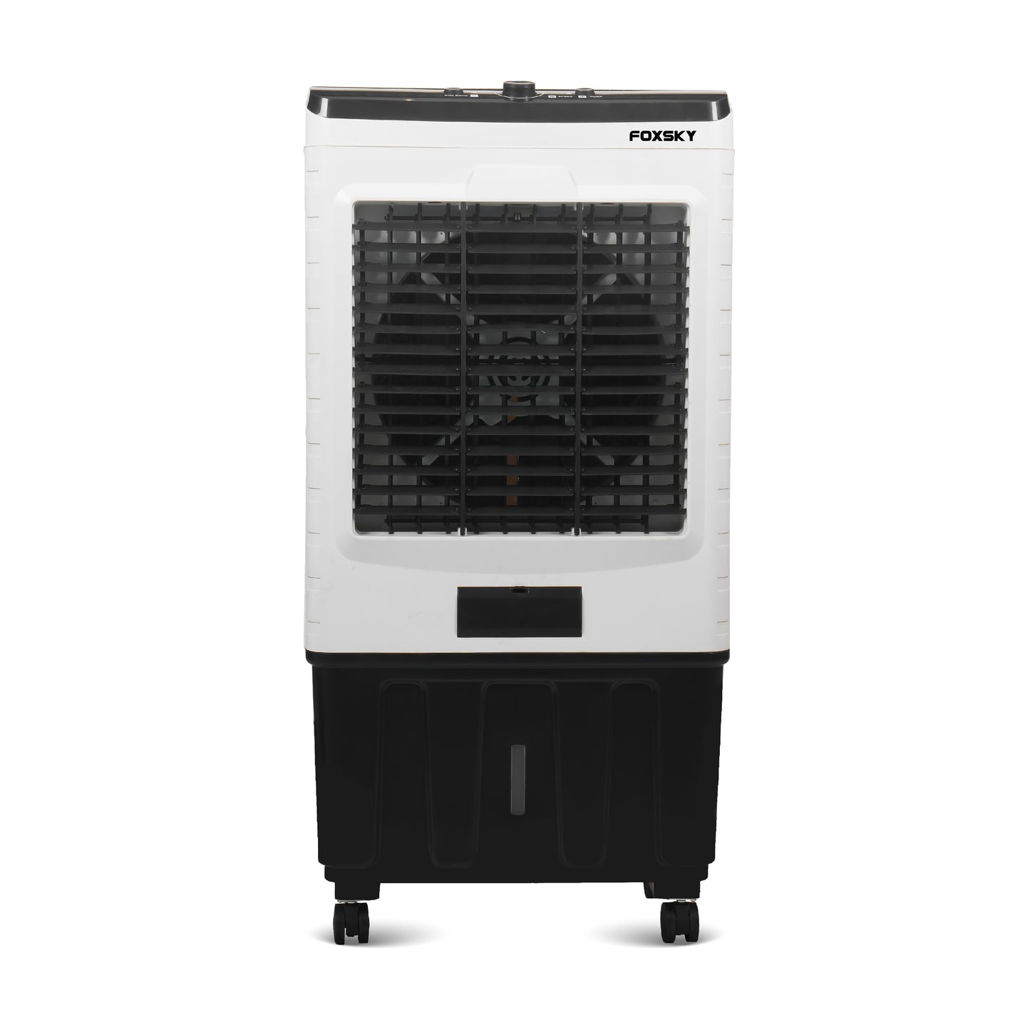 FOXSKY 70 L Desert Air Cooler With Honeycomb Pads Multilayer Cooling (White, Magnum)