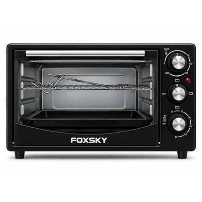 Foxsky 25L Heat Pro OTG FSMI-025 (1500W) | Oven Toaster Griller with Timer & 2-Year Warranty