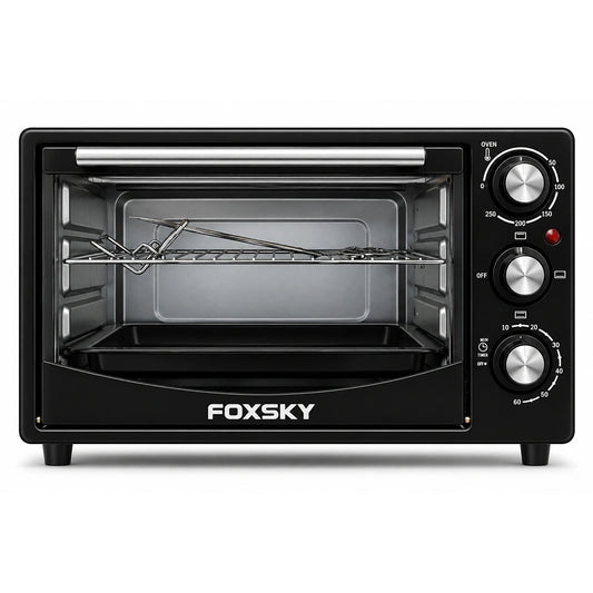 Foxsky 25L Heat Pro OTG FSMI-025 (1500W) | Oven Toaster Griller with Timer & 2-Year Warranty