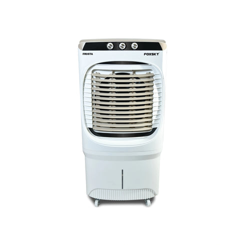 Foxsky Frosta 100 L Desert Air Cooler with Honeycomb Cooling Pads, 100% Copper Motor