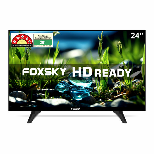 Foxsky 60.96 cm (24 inch) HD Ready LED TV 24FSN With A+ Grade Panel (slim bezels)