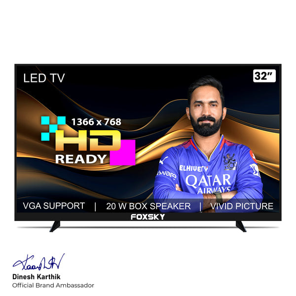 Foxsky 80 cm (32 inches) Full HD Smart Android LED TV 32FSELS Pro (Frameless Edition) (Dolby Audio)