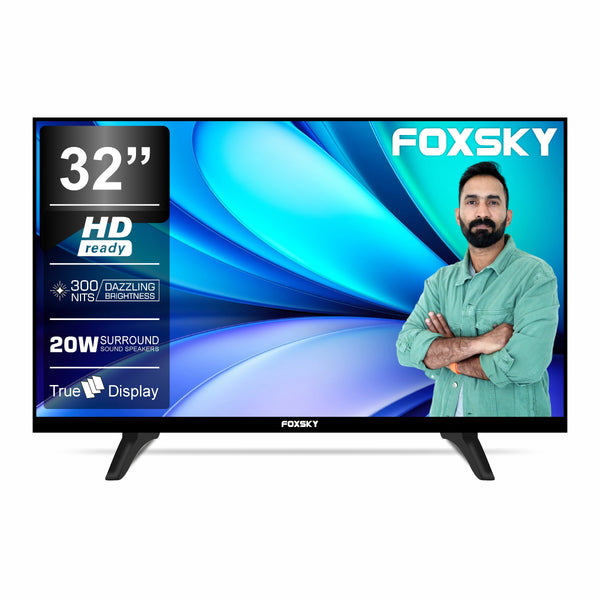 Foxsky 80 cm (32 inches) HD Ready LED TV 32FSN With A+ Grade Panel (slim bezels)