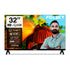 Foxsky 80 cm (32 inch) Frameless Series QLED HD Ready Google Smart TV FS32GATV (Black)
