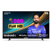 Foxsky 109 cm (43 inches) Full HD Smart LED TV 43FSFHS With Black (Frameless Edition) (Dolby Audio)