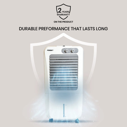 Foxsky Coolbuddy 45 L Personal Air Cooler with Honeycomb Cooling Pads, 100% Copper Motor