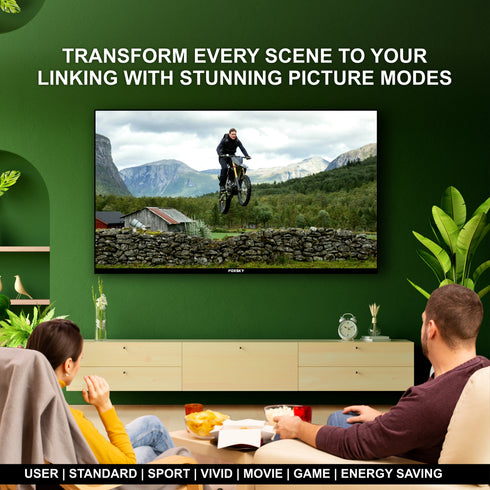 Foxsky 191 cm (85 inches) 4K Ultra HD Smart Android LED TV 85FS-VS | Built-in Google Voice Assistant