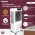 Foxsky Volt 85 L Desert Air Cooler with Honeycomb Cooling Pads, 100% Copper Motor, Ice Chamber, 2 Year Warranty, White