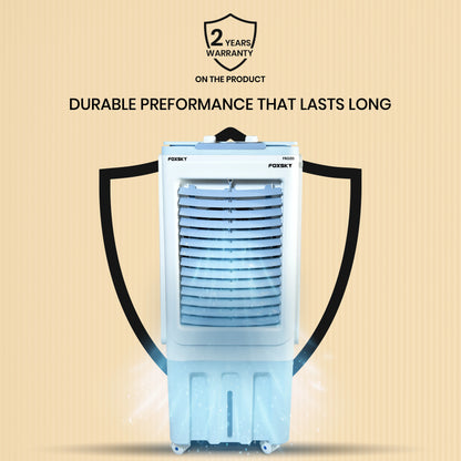 Foxsky Frozo 55 L Personal Air Cooler with Honeycomb Cooling Pads, 100% Copper Motor