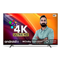 Foxsky 165 cm (65 inches) 4K Ultra HD Smart Android LED TV 65FS-VS | Built-in Google Voice Assistant