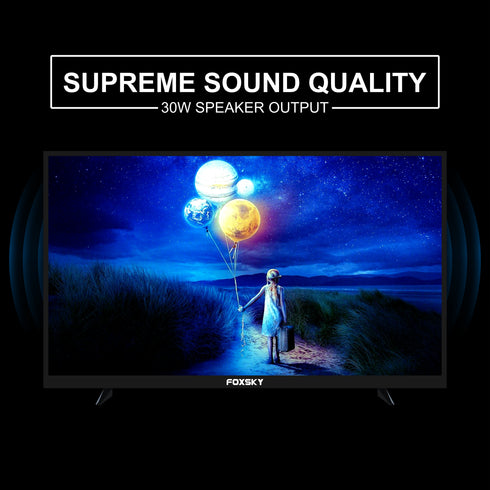 Foxsky 60.96 cm (24 inch) HD Ready LED TV 24FSN With A+ Grade Panel (slim bezels)