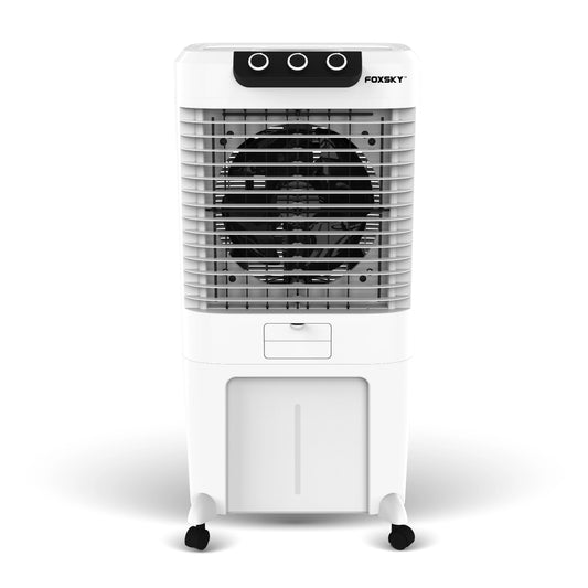 Foxsky Volt 85 L Desert Air Cooler with Honeycomb Cooling Pads, 100% Copper Motor, Ice Chamber