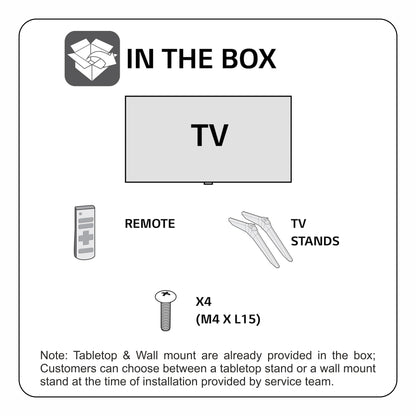 Foxsky 80 cm (32 inches) Full HD Smart LED TV 32FS-VS (Frameless Edition) | With Voice Assistant