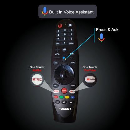 Foxsky 80 cm (32 inches) Full HD Smart LED TV 32FS-VS (Frameless Edition) | With Voice Assistant