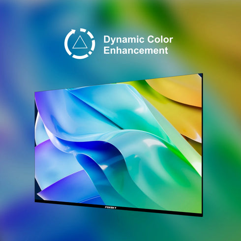 Foxsky 165 cm (65 inches) 4K Ultra HD Smart Android LED TV 65FS-VS | Built-in Google Voice Assistant