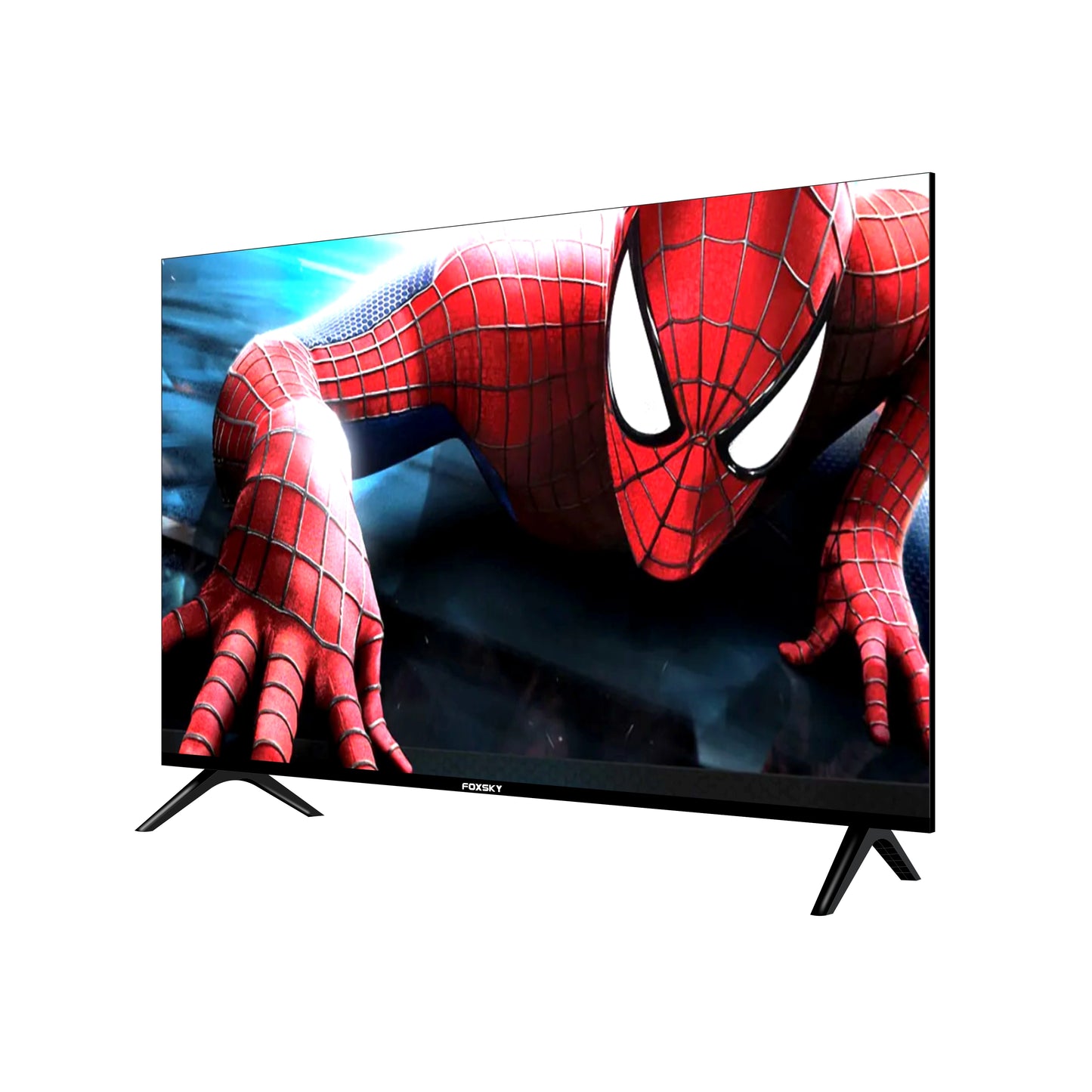 Foxsky 127 cm (50 inches) 4K UHD QLED Smart LED TV (WebOS) Frameless Series FS50GATV (Black)