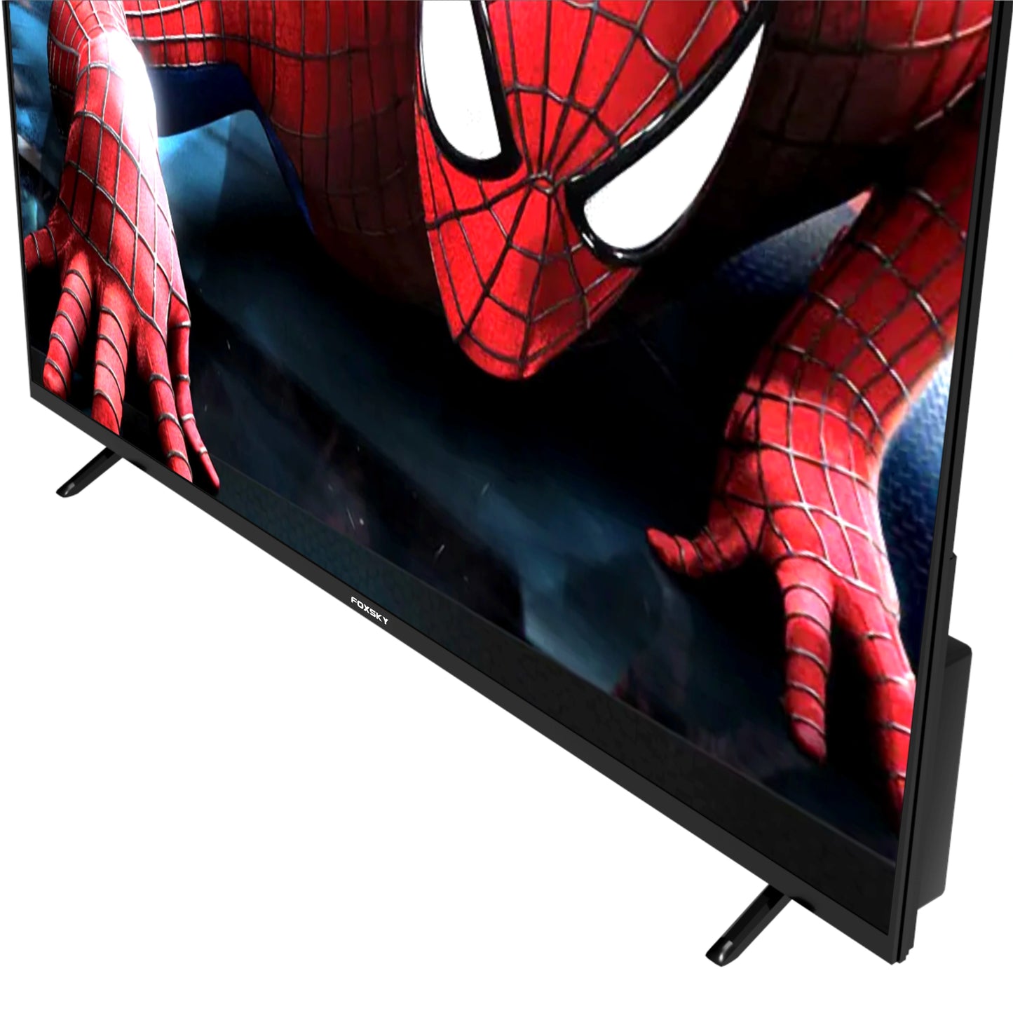 Foxsky 127 cm (50 inches) 4K UHD QLED Smart LED TV (WebOS) Frameless Series FS50GATV (Black)