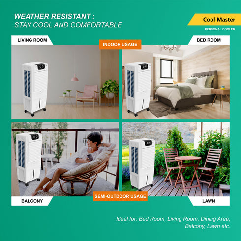 FOXSKY 45 L Room/Personal Air Cooler  (White, Cool Master)