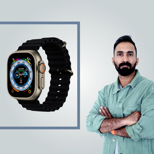 Foxsky FS Ultra FN8 Bluetooth Calling Smart Watch, 1.83" Touch Display, Series 8 smartwatch with BT Call Function, Sports Features & Health Tracker, Wireless Charging