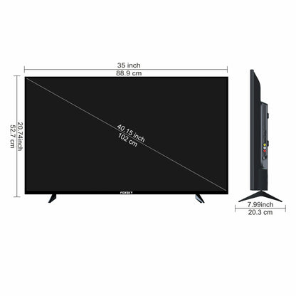 Foxsky 102 cm (40 inches) Full HD Smart LED TV 40FSFHS With Black (Frameless Edition) (Dolby Audio)