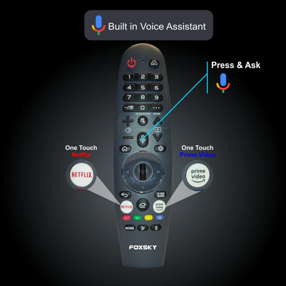 Foxsky 127 cm (50 inches) 4K Ultra HD Smart Android LED TV 50FS-VS | Built-in Google Voice Assistant