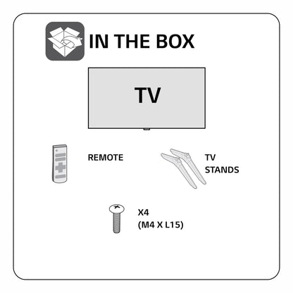 Foxsky 127 cm (50 inches) 4K Ultra HD Smart Android LED TV 50FS-VS | Built-in Google Voice Assistant