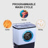 Foxsky 8.0 kg Semi-Automatic Top Load Washing Machine With Magic Filter (Aqua Wash, MAROON)
