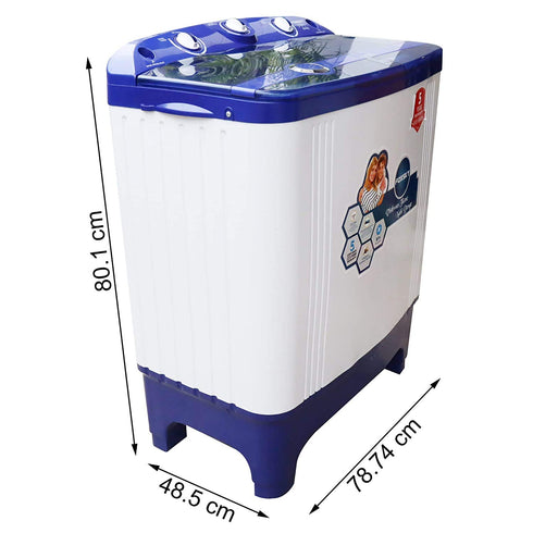 Foxsky 6.5 kg Semi-Automatic Top Loading Washing Machine (FOXSKY AQUA WASH 6.5 KG, BLUE)