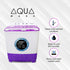 Foxsky 6.8 kg Semi-Automatic Top Load Washing Machine With Magic Filter (Aqua Wash, PURPLE)