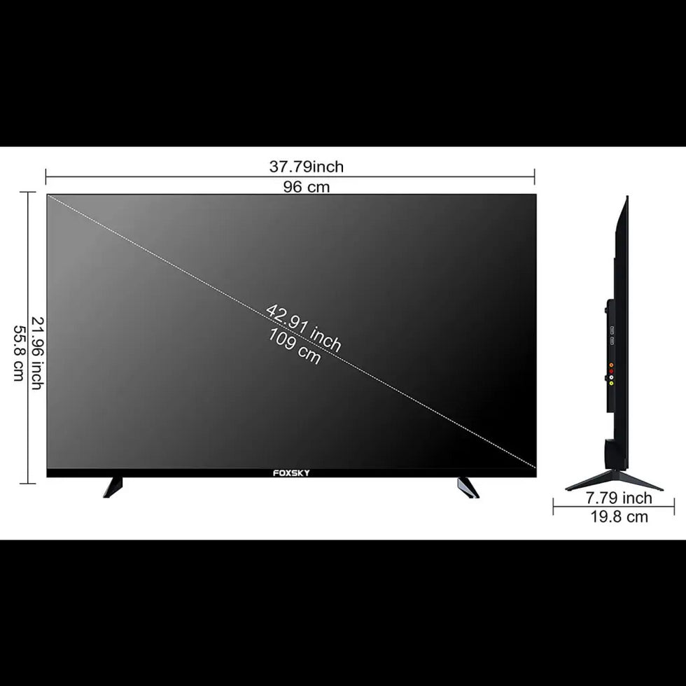 Foxsky 108 cm (43 inches) Full HD Smart LED TV 43FS-VS (Frameless Edit