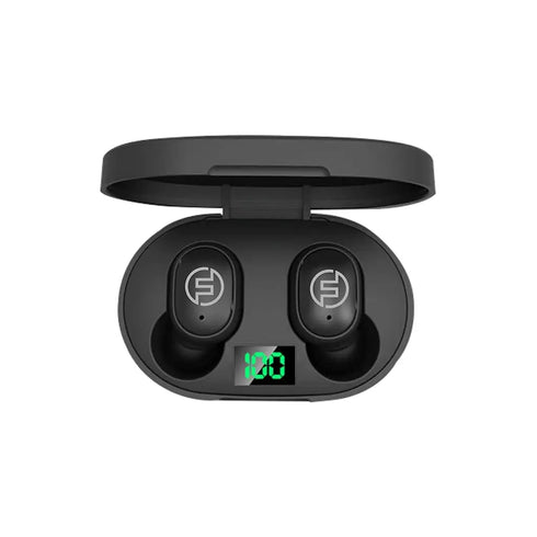 Foxsky F1 Buds True Wireless Earbuds | Bluetooth v5.2 | 28-Hour Battery | Sweat Proof Light Weight