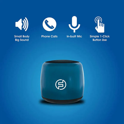 Foxsky Mini Bluetooth Speaker 5W, With Bluetooth 5.0, 24 Hours Playtime, Waterproof in-Built Mic Foxsky India