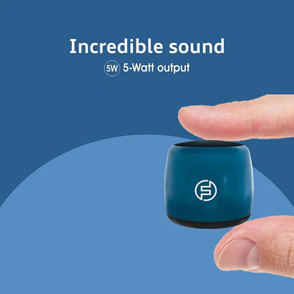 Foxsky Mini Bluetooth Speaker 5W, With Bluetooth 5.0, 24 Hours Playtime, Waterproof in-Built Mic Foxsky India